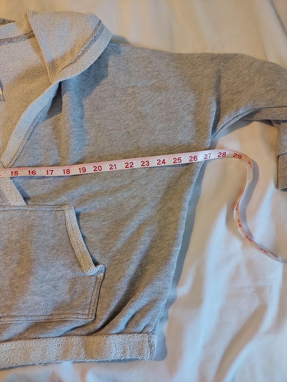 Free People Movement Reyes Wrap Crop Hoodie Heather Grey - Picture 6 of 9